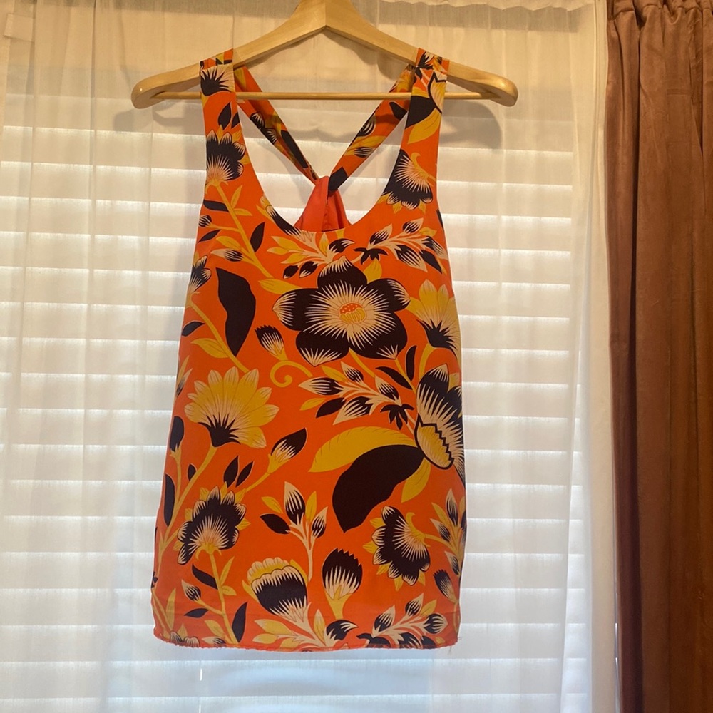 J.Crew floral tank top blouse